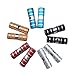 Amotor2Pcs Aluminum Alloy Lead Foot BMX Pegs (Black)