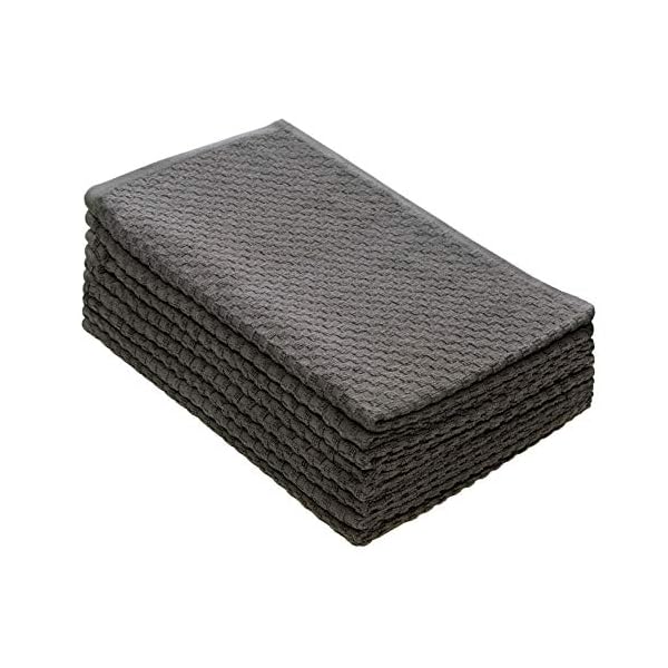 COTTON CRAFT Amazing Kitchen Towels 8 Pack 100 Cotton Euro Café