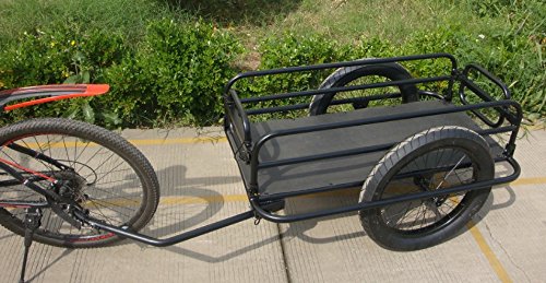 Cycle Force Trail-Monster Cargo Trailer, Matte Black