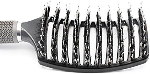 J.Z.F CARE Professional salon Vent Hair Brush Curved Comb Barber Detangling Brush