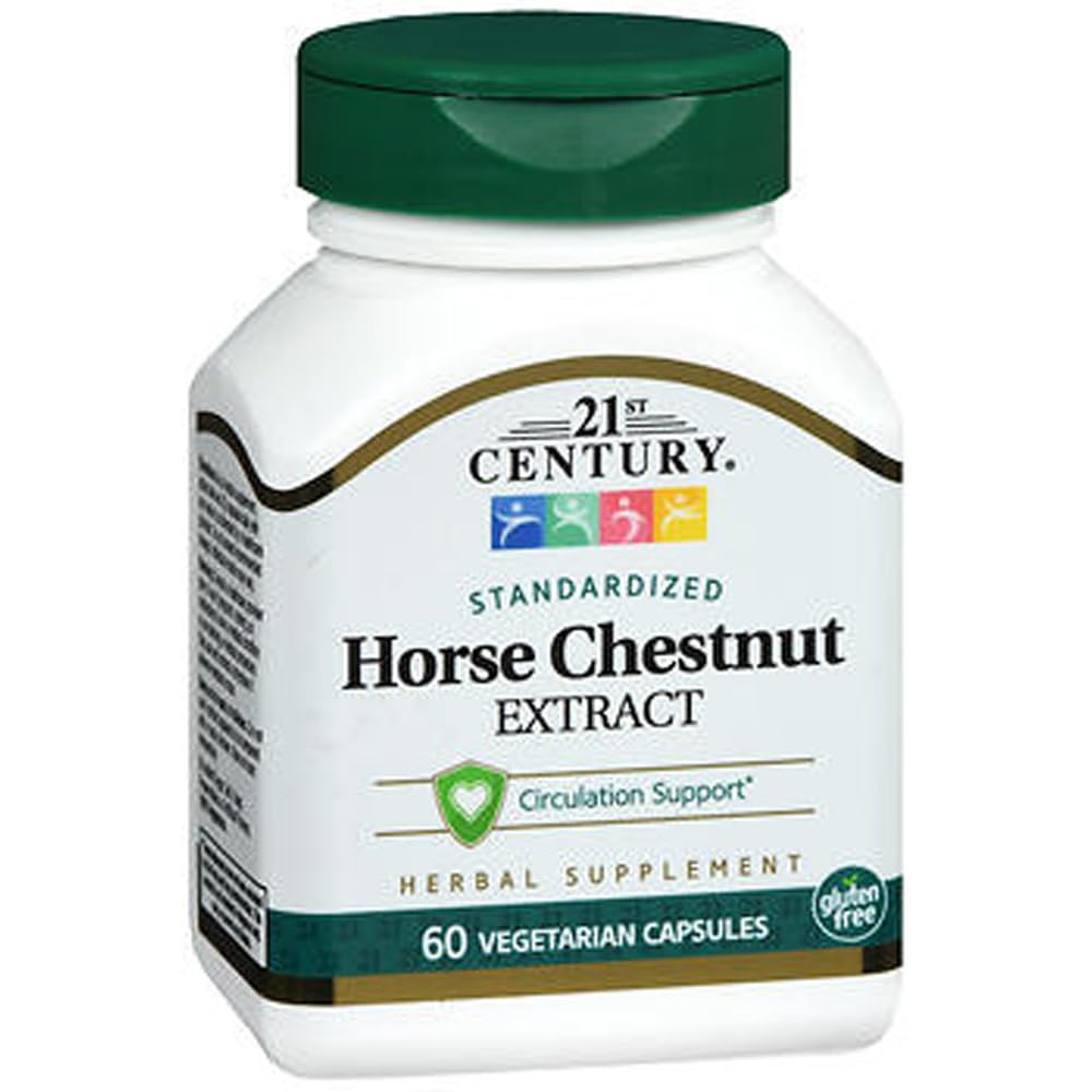 21st Century Horse Chestnut Extract Veg Capsules, 60 Count - Packaging May Vary