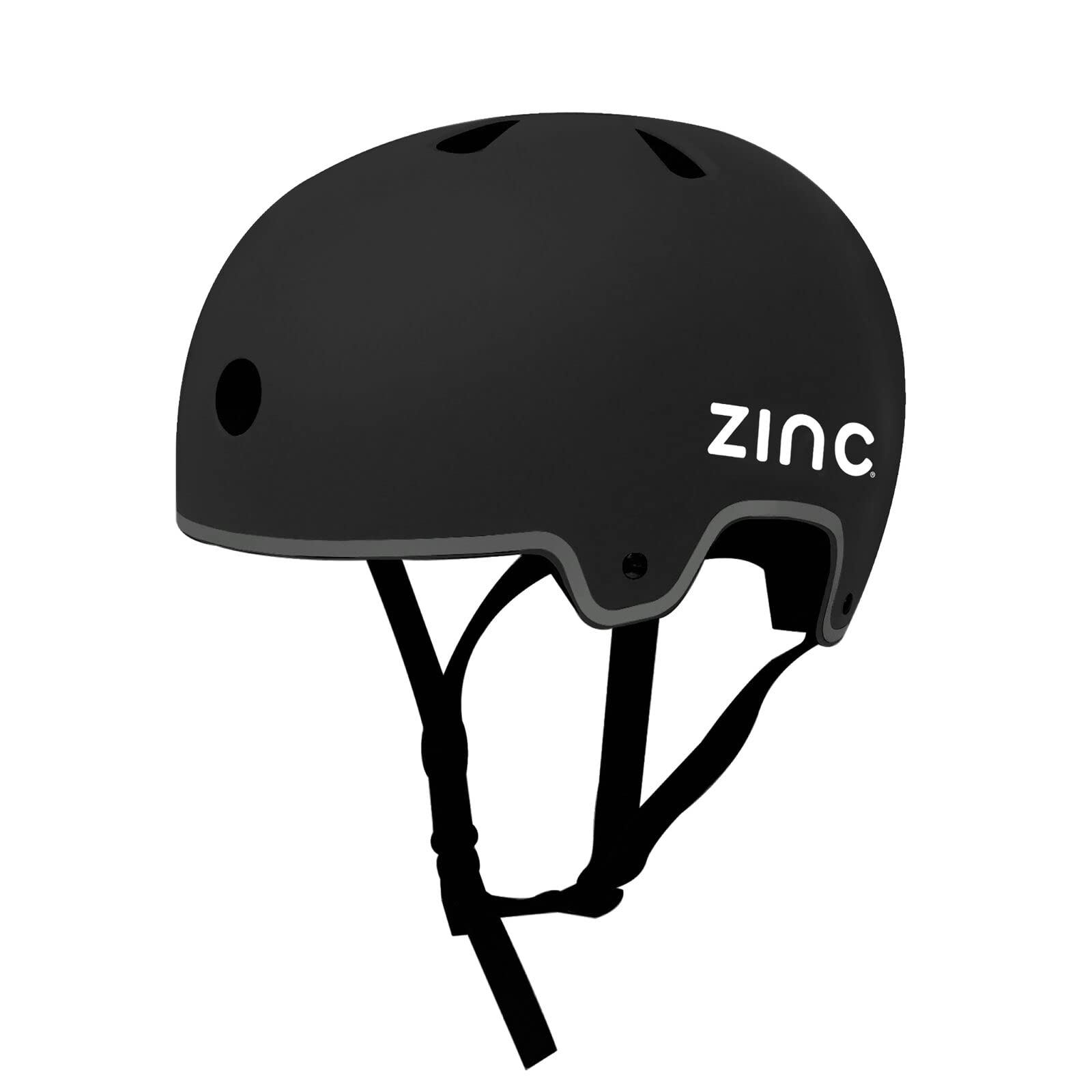 Zinc Move Helmet Safety Bike Skateboard - Black,M (50-56cm)