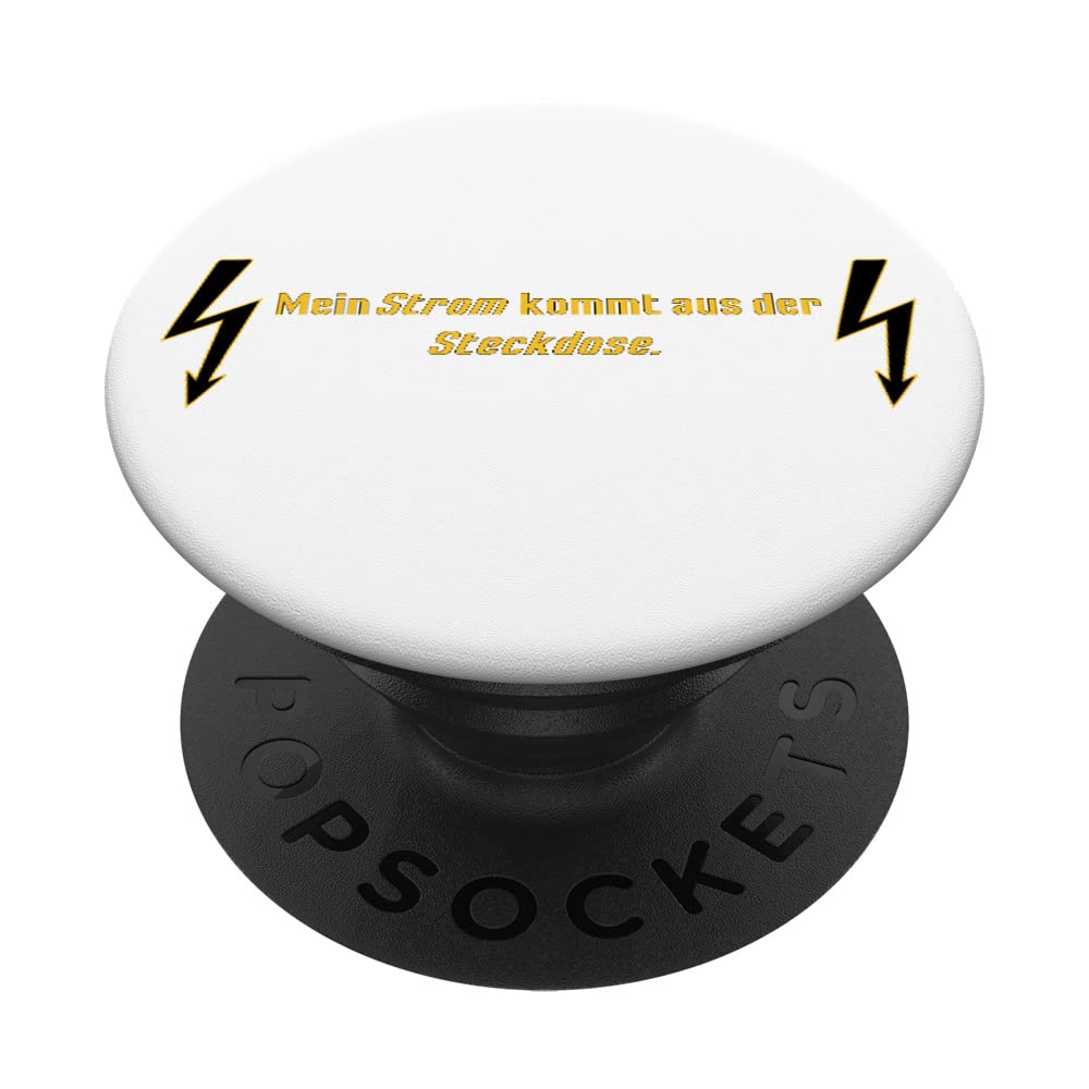 My electricity comes from the socket PopSockets Swappable PopGrip