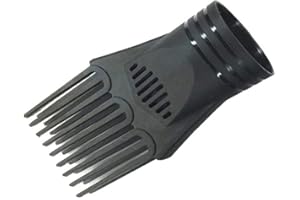Universal Hair Dryer Comb Nozzle Plastic Hairdressing Salon Blow Comb Attachment Hair Styling Tool - Ideal Accessory for any 