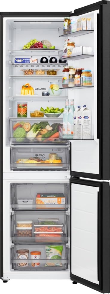 LG GBBS322CEV Fit&Max Kühl-/Gefrierkombination (375 L, Energieklasse C) vollintegrierbar oder freistehend mit FRESHConverter+, DoorCooling+ und Total No Frost, Schwarz 7