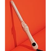 Rotating Curling Iron 1 inch 2025 New Version - Automatic Hair Curler - Self Spinning Curling Wand for Medium to Long Hair Length (Peach)