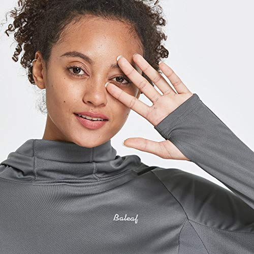 Baleaf Women's Hiking Long Sleeve Shirts With Face Cover