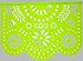 2 Pack. Mexican Papel Picado Banner.Colores de Primavera.Vibrant Colors Tissue Paper. Large Size Panels. Multicolored Flowers Design