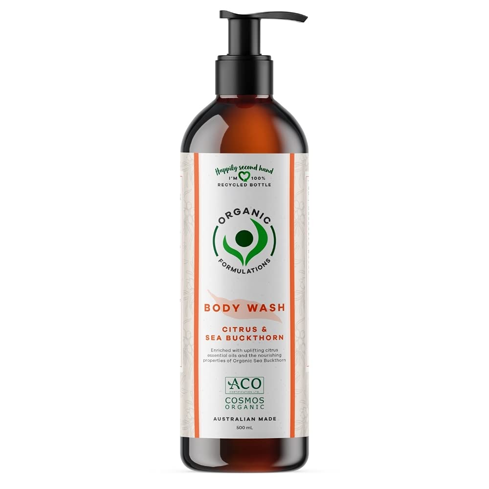 Organic Formulations Citrus & Sea Buckthorn Body Wash 500mL