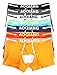Stylish Boxer Shorts Scrotum Penis Upward Facing Separation Storage Men's Pants No Need to Change Position (M, Red)