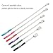 [6 Pack] AKARY Telescopic & Extendable Bear Claws Metal Back Scratcher - Massage Tools for Instant Itching Relief (Multicolor)
