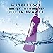 SmarToiletries Water Flosser Professional Cordless 3-Mode Rechargeable Waterproof Oral Irrigator High Capacity Water Tank 4 Jet Tips … (Mauve Purple)