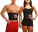 Fitru Waist Trimmer Sauna Ab Belt for Women & Men - Waist Trainer Stomach Wrap