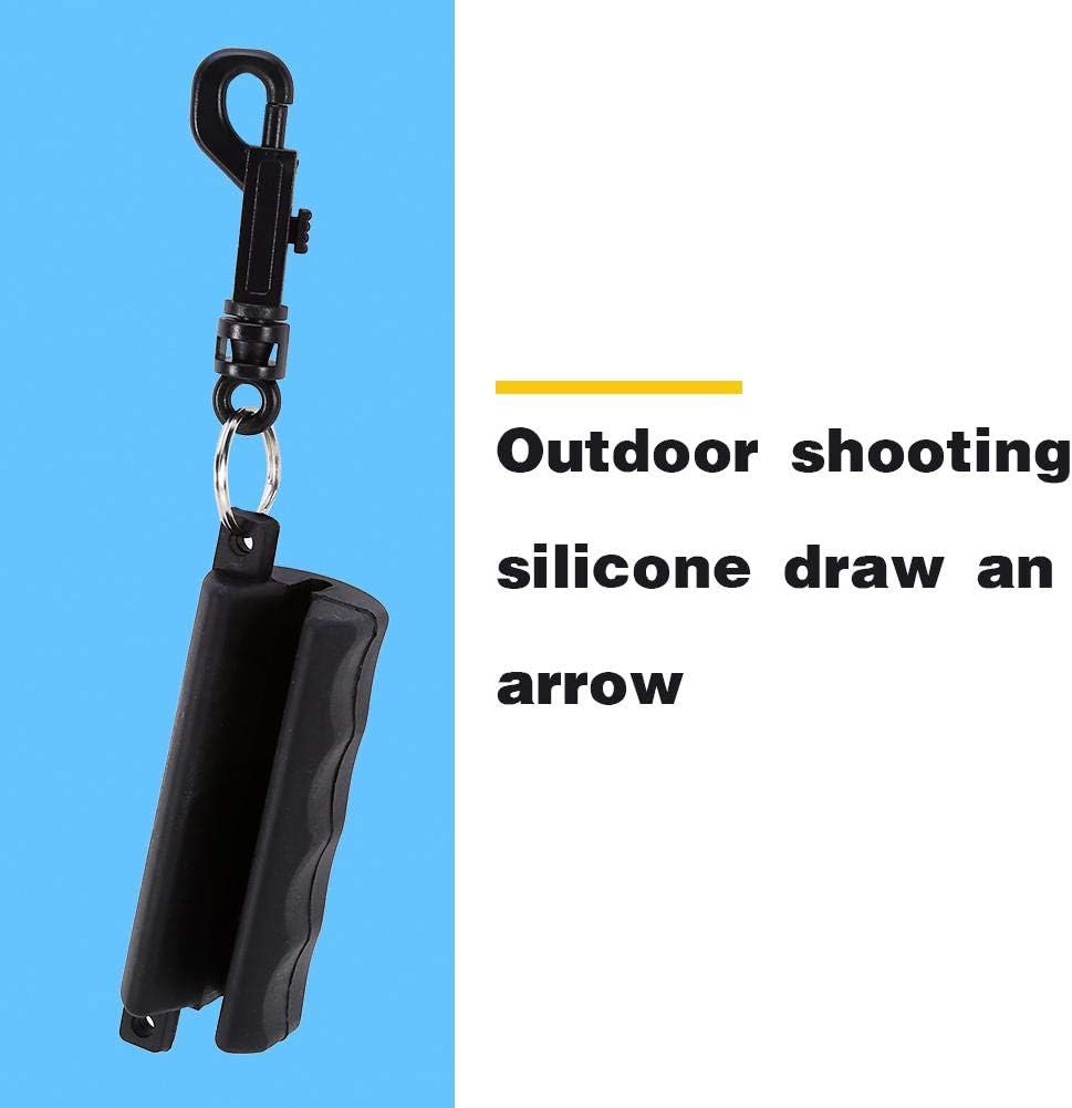 Dioche Archery Arrow Puller, Black Silicone Archery Arrow Puller