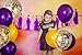 2023 Graduation Decorations Gold and Purple Balloons Gold Confetti Balloons 36 Pack for Birthday Bridal Shower Party Mardi Gras Party Classo of 2023 Decors