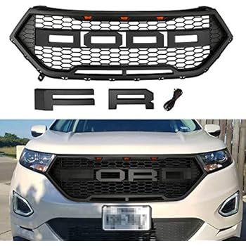 Haitzu Front Grill Fit For Ford Explorer 15 18 With Replaceable Letters Matte Black Grilles Grilles Grille Guards Femsa Com
