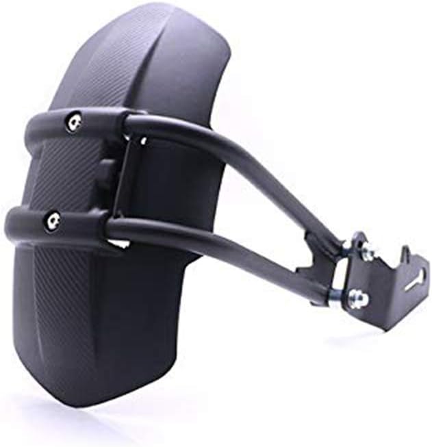 Parafango Posteriore In Lega Alluminio Per Moto - Universale Regolabile, Anti-Schizzi E Protezione Ruota (Rosso) - Foto 9