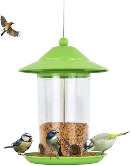 Amazon Com Metal Bird Feeder For Outside Bird Feeding Station