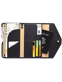 Zoppen Multi-purpose Rfid Blocking Travel Passport Wallet (Ver.4) Tri-fold Document Organizer Holder
