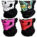 COM4SPORT Seamless Skull Face Tube Mask Pack of 4