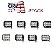 Topcarlight 4 Pairs 8 Pcs 4