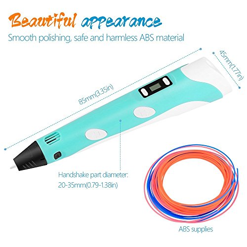 3D Pen, 3D Doodler Drawing Printing Pen, Christmas Gifts/ Present and Toys for Girls & Boys - Modern Arts and Crafts Tool - Thumbnail 4