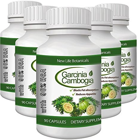 Garcinia Cambogia 90% HCA - NewLifeBotanicals 5-Bottle Value Pack