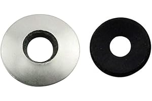 PZRT 25pcs EPDM Neoprene Rubber Bonded Sealing Washers, 304 Stainless Steel M6.3 x 16MM Waterproof Gasket