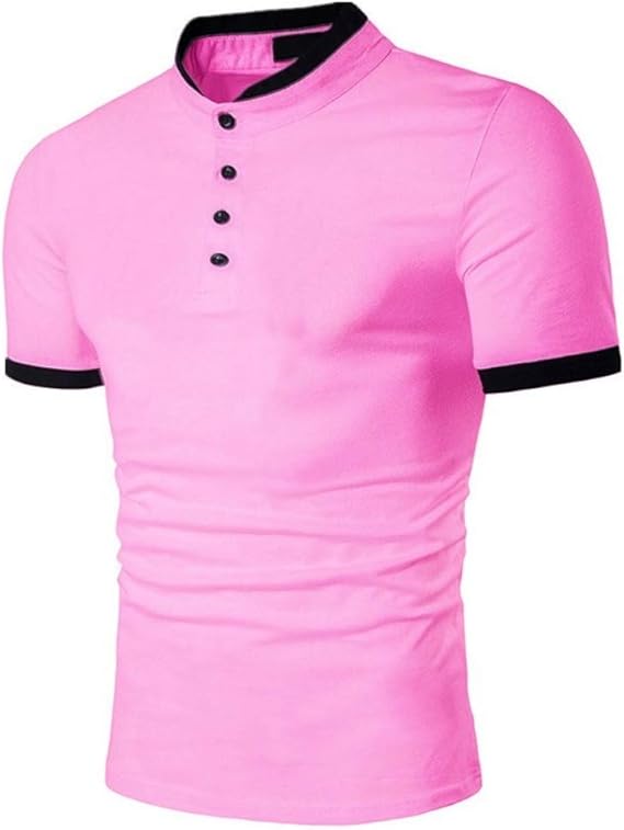 NISHISHOUZI Camisa Polo Casual Hombres AntiShrink Camisas Polo Mens