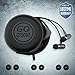 GOgroove AudiOHM RNF Durable Earbuds - Heavy Duty Headphones with Thick Aramid Fiber Reinforced Cable, In-Line Microphone, In-Ear Noise Isolation & Rugged Metal Driver Housing (Metallic Silver)