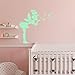 Marsway Funny Girl Stars Luminous Sticker Glow in the Dark Sticker Kids Room Wall Decal