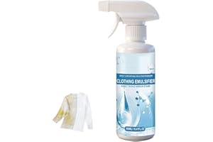 Clothing Emulsifier,Clothing Stain Remover,Non-ionic Laundry Pre-Treatment,Spot Cleaner For Clothes,No Damage Fabric Spot, Po