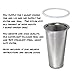 County Line Kitchen - Stainless Steel Filter & Infuser for Cold Brew, Iced Coffee, and Iced Tea - Use with 1 Quart Wide Mouth Mason Jars