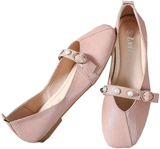 Amazon スクエアトゥ パンプス レディース 学生 かわいい 大きいサイズ ぺたんこ フラット 歩きやすい 疲れにくい 柔らかい 軽量 美脚 バレエシューズ 通学 通勤 二次会 旅行 カジュアル 3色展開 5 26 5cm ローファー スリッポン