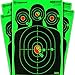 BEEWARE Targets - 12x18 ” Silhouette Reactive Splatter Targets for Shooting - for Indoor / Outdoor Ranges – Rifle – Pistol – Air Rifle - 22 – Pellet - BB Gun Practice