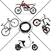 Bike Lock Cable, Basic Self Coiling Resettable Combination Cable Bike Locks With Complimentary Mounting Bracket