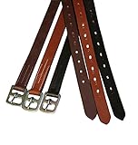 Derby Originals Premium English Stirrup Leathers, Adult, Havana