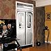 Fymural Subway Door Wall Mural Wallpaper Stickers Vinyl Removable 3D Decals for Home Retro Decoration 30.3x78.7