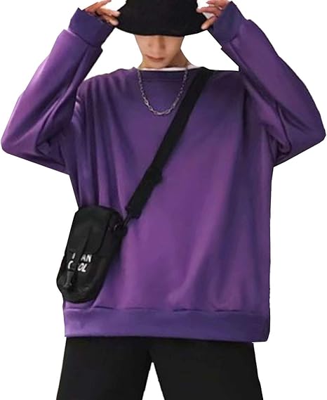 Amazon スカイシイ 6カラー S 2xl トレーナー スウェット 無地 ドロップショルダー ビッグシルエット メンズ トレーナー パーカー 通販