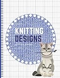 Knitting Designs: Graph Paper Notebook, Blank