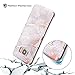 WORLDMOM for Galaxy S8 Case, Rose Gold Marble Design Clear Pattern Slim TPU Soft Rubber Hybrid Shockproof Protective Phone Case Cover for Samsung Galaxy S8, White Marble