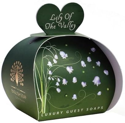 Jabones en caja de regalo de invitados de Lily Of The Valley 60 g: Amazon.es: Hogar