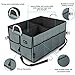 EletecPro Car Organizer Trunk For SUV,Cargo Large Durable Trunk Organizer with Straps | Collapsible Portable Nonslip Waterproof Auto Storage Bag