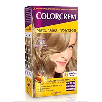 Amazoncom Colorcrem Tinte 081 Rubio Claro Ceniza Beauty