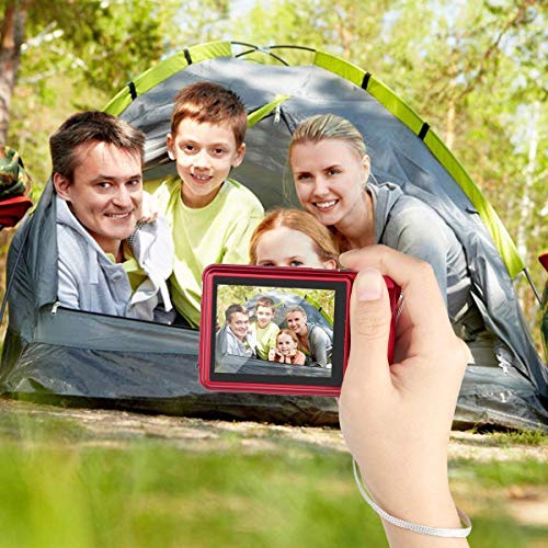 GordVE 2.7 Inch Digital Camera, HD Camera for Backpacking, Mini Digital Camera Pocket Cameras Digital with Zoom, Compact Cameras for Photography - Thumbnail 3