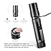 USB Rechargeable Tactical LED Flashlight, Zanflare F1 Flashlight with 7 Light Modes, IP68 Waterproof, Cree XP-L V6 1240 Lumen Torch with Safety Hammer, Battery Not Included, Cool White