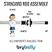 Brybelly Universal Black Nylon Washers for Standard Foosball Tables (Pack of 16)