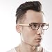 Reading Glasses 8.0 Bamboo Comfortable Fit Reader for Women Men High Magnification Light Tortoise Anti Glare Anti Eye Strain