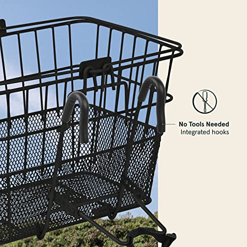 Retrospec Bicycles Detachable Steel HalfMesh Apollo Bike Basket with