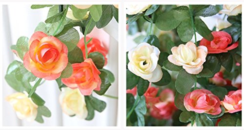 5 Miracliy+Flowers+Artificial+Hanging+Champagne